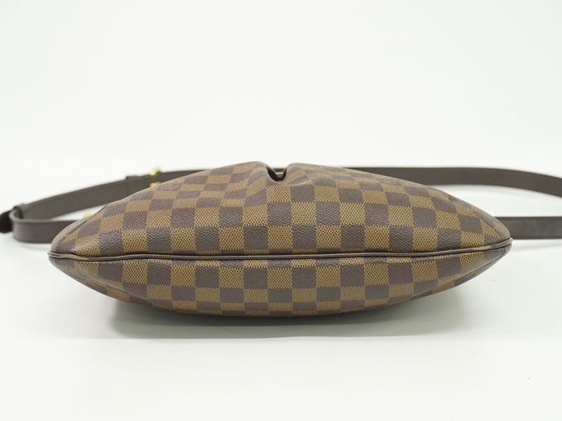 Authentic Louis Vuitton LV Bloomsbury PM Damier Ebène Shoulder Bag Pochette
