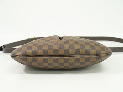 Authentic Louis Vuitton LV Bloomsbury PM Damier Ebène Shoulder Bag Pochette