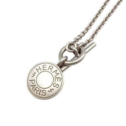 Hermes Amulet Series Exlibris Silver Necklace