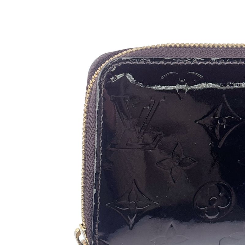 Louis Vuitton M93522 Monogram Vernis Round Zipper Zippy Wallet Long Wallet