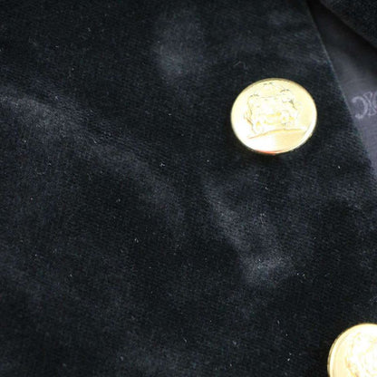 Celine 21aw Chass Eur Jacket Velvet Jacket 2v81d226d Black 40