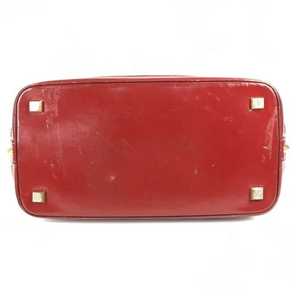 Louis Vuitton Handbag Suhari Lock-it MM M95862 Suhari Leather Tanami Red