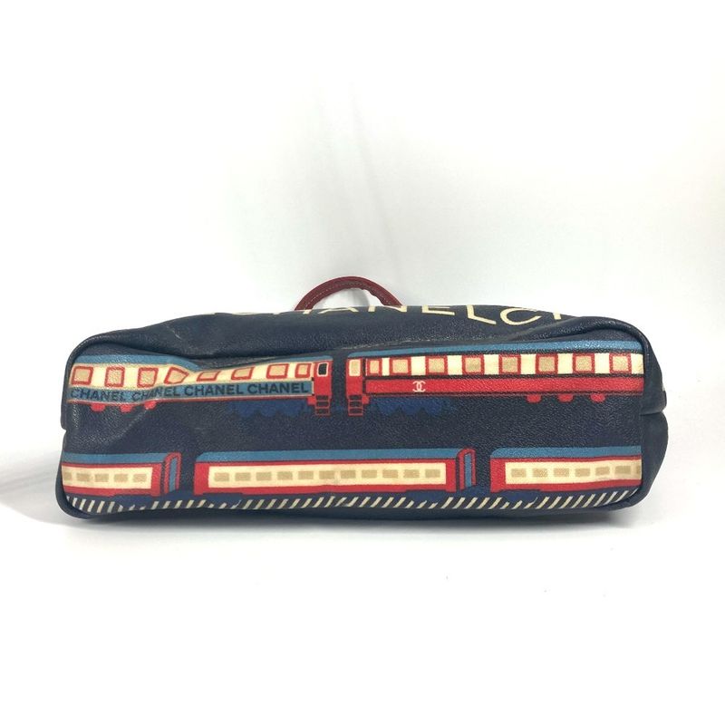 Chanel Central Station Tote Bag Pvc/leather Red