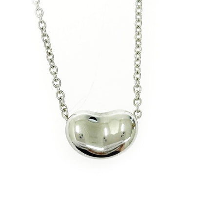 Tiffany & Co Tiffany & Co Silver Elsa Peretti Bean Necklace 2.5g 925 Engraved