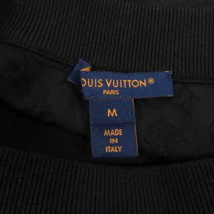 Louis Vuitton 23SS Silk Blend Monogram Embossed Knee Length Tight Skirt Black M