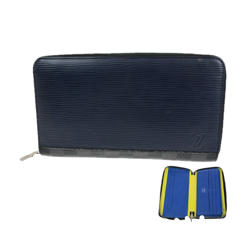 Louis Vuitton Long Wallet Zippy Organizer Wallet Epi Damier Graphite M68227