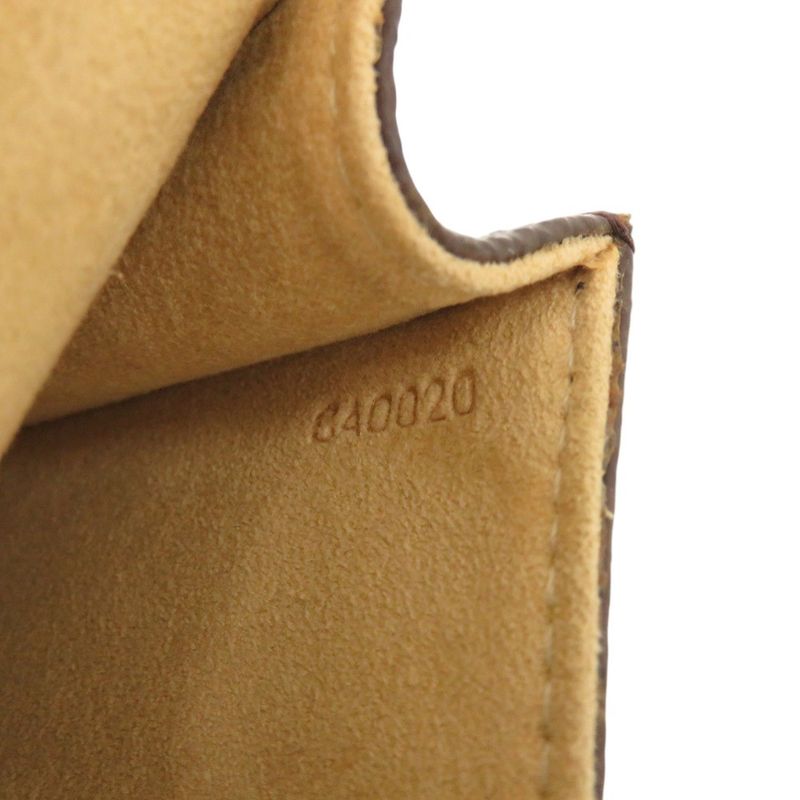 Louis Vuitton Pochette Twin PM Monogram M51854 Brown Shoulder Bag LV 0538 Louis