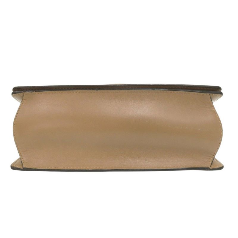 Loewe Barcelona Leather Beige Shoulder Bag 0242 Loewe