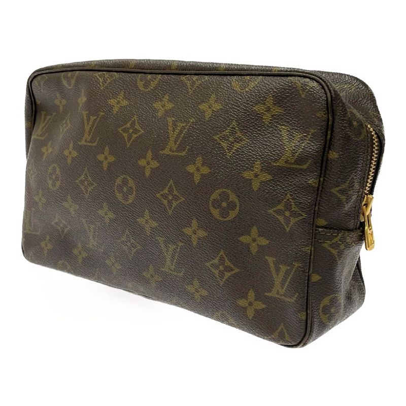 Louis Vuitton M47522 Monogram PVC Trousse Toilette 28 Brown 314846 Second Bag