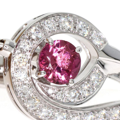 Bvlgari Bulgari DIVA Dream Tourmaline Diamond Earrings 18K White Gold Ladies