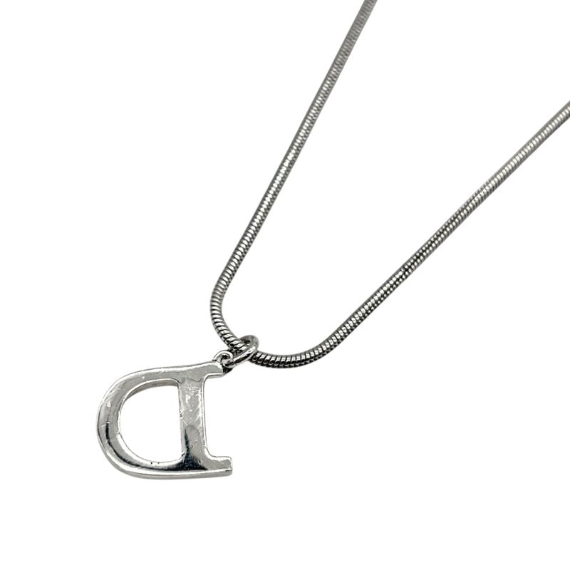 Christian DIOR Necklace Snake Chain Silver