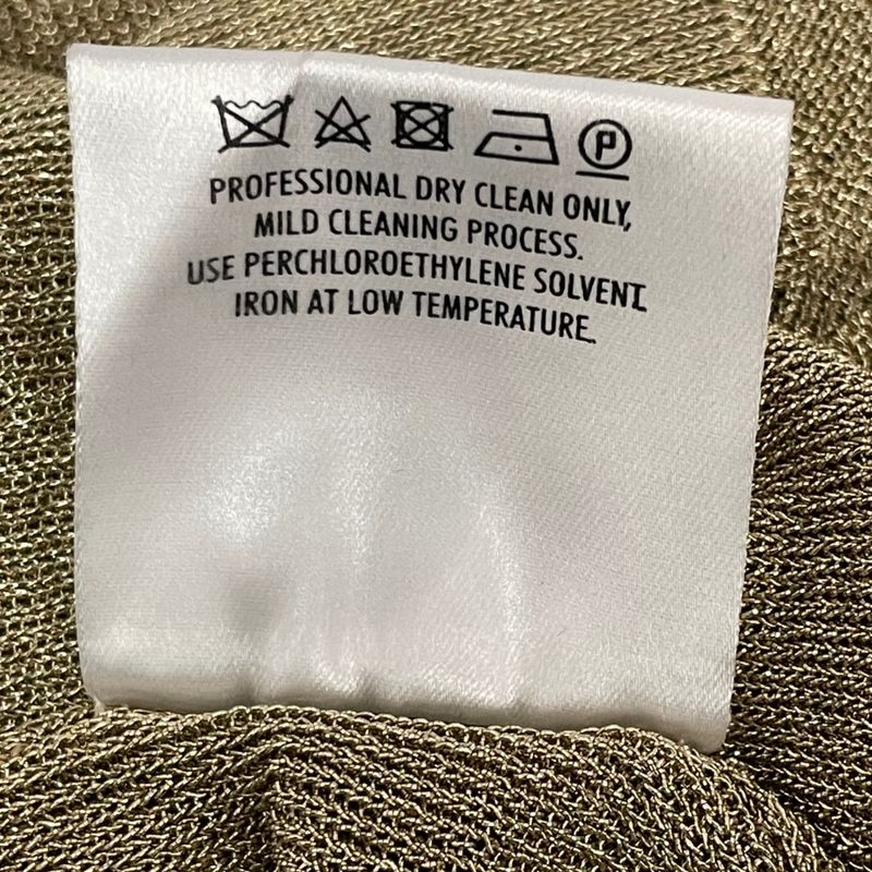 Gucci Cardigan Top Long Sleeves Gold Size L