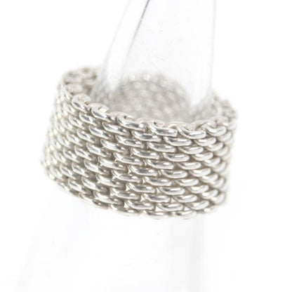Tiffany & Co Somerset Mesh Ring - Ring Accessory Sv925 Silver - Equivalent To