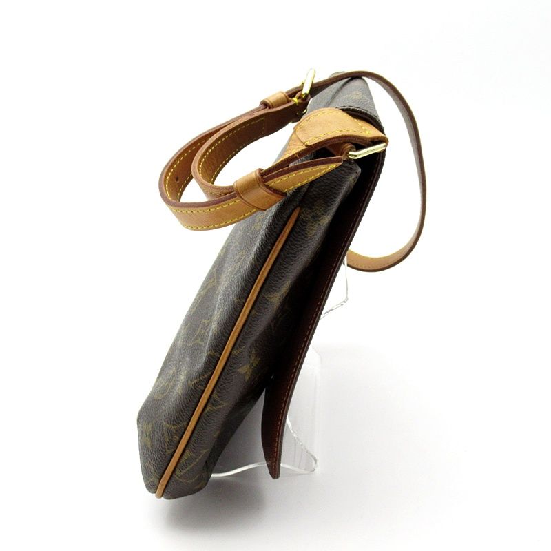 Louis Vuitton Musette Salsa Short M51258 Monogram Women's Shoulder Bag Brown