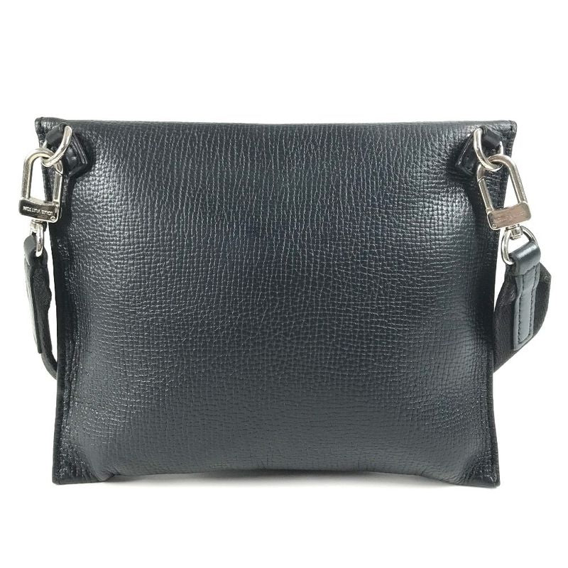 Louis Vuitton Shoulder Bag Trio Pouch M81013 Monogram Denim Black