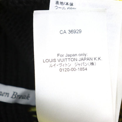 Louis Vuitton 22SS Hmn86w LV Intarsia Football Knit Cashmere Blend Amen Break