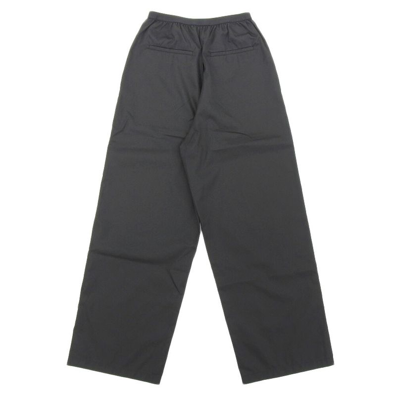 Prada 2022item 22y887s2311wq8 Re-nyron High Rise Wide Leg Pants 38 S Black