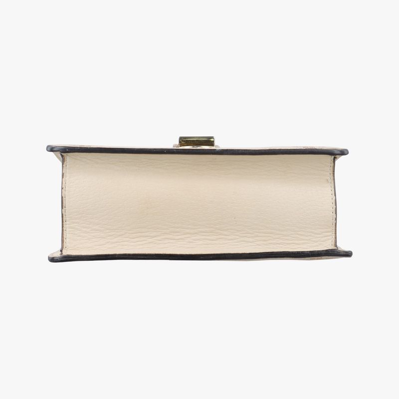 Gucci Sylvie Ivory X Navy X Red Leather 470270 C026707430