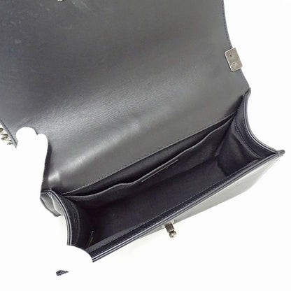 Chanel Bag Boy Chanel Women's Brand Shoulder Bag Tweed Leather Black White