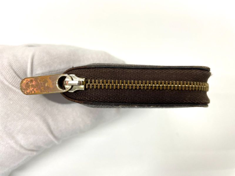Louis Vuitton Monogram Zippy Coin Purse Zippy Wallet Round Zip Compact Wallet