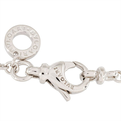 Bulgari Bvlgari Bee Zero One Pendant Necklace 18K White Gold 119g White Togo