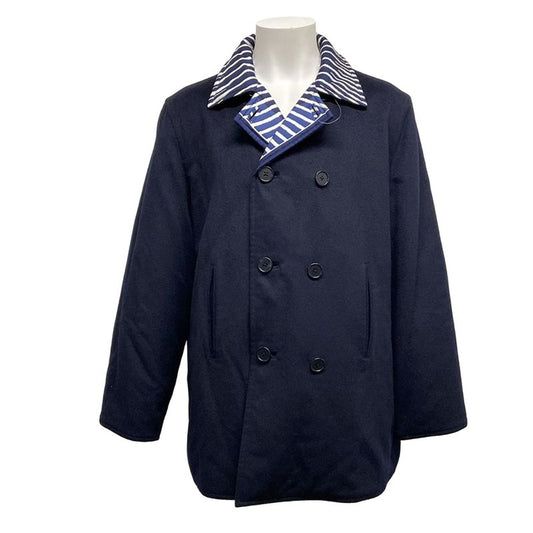 Hermes P Coat Size LA Men's - Dark Navy And Navy And White Margiela Period