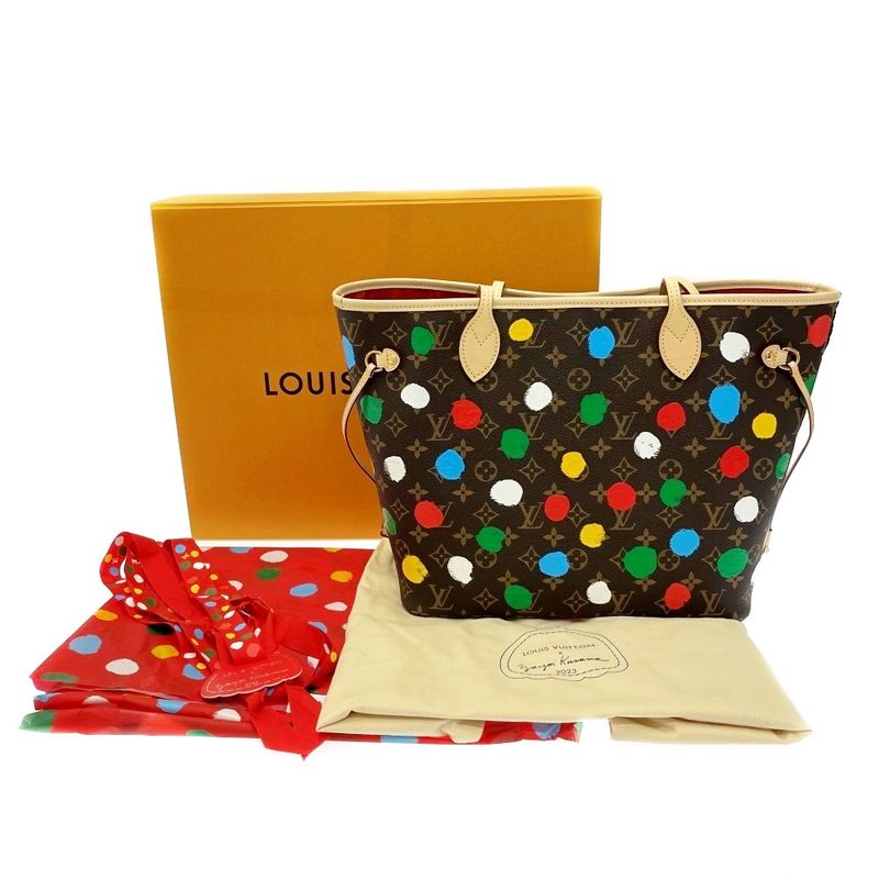 Louis Vuitton M46381 Monogram PVC X Yayoi Kusama Neverfull MM 395907 Shoulder