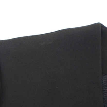 Fendi Leather Pockets Collarless Jacket Fj6359 N6f Black 44