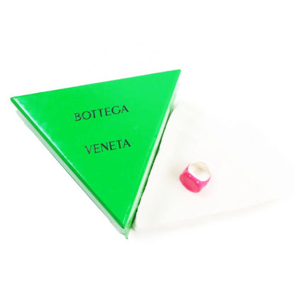 Bottega Veneta SEAL RING - Ring Accessory Ag925 Pink Size 19