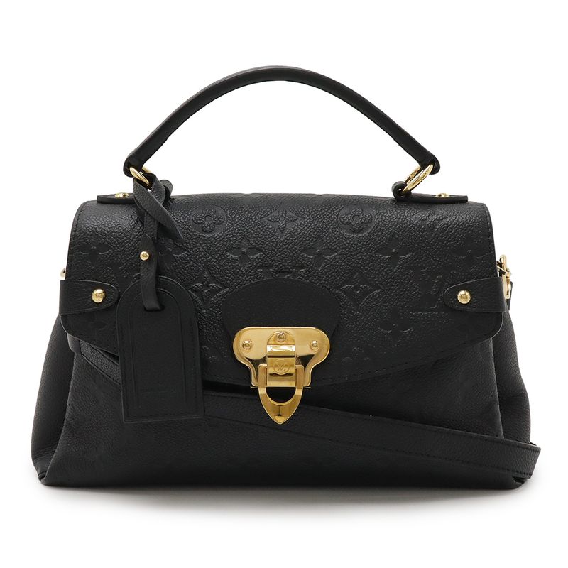 Louis Vuitton Monogram Empreinte Georges BB Handbag 2WAY Shoulder Bag Noir