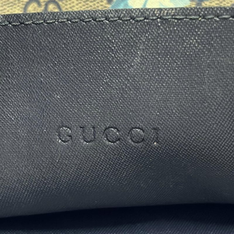 Gucci Tote Bag GG Blooms 372613 Light Blue X Beige X Multi Floral/reversible