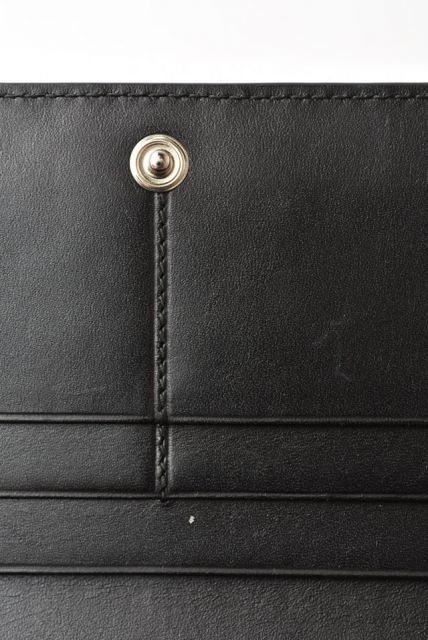 Loewe Wallet Unisex Loewe Long Wallet Anagram Calfskin Black