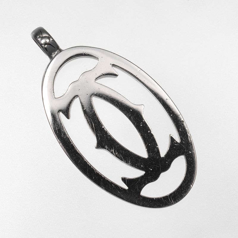 Cartier 2C Metal Ladies 19.2g Pendant Top