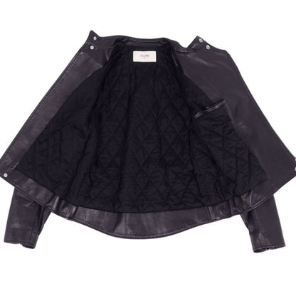 Celine Jacket Leather Jacket Biker Jacket