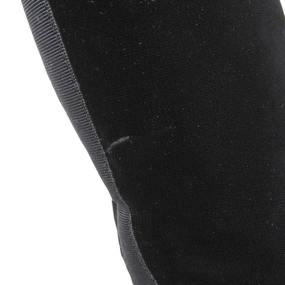 Chanel Deca Coco Mark Velvet Long Boots 36.5 23-23.5cm (9.25in) Pecos Boots