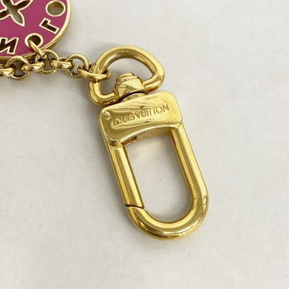 Louis Vuitton Key Holder Porte Cles Chenne Looping M66005 Multicolor Gold Ladies