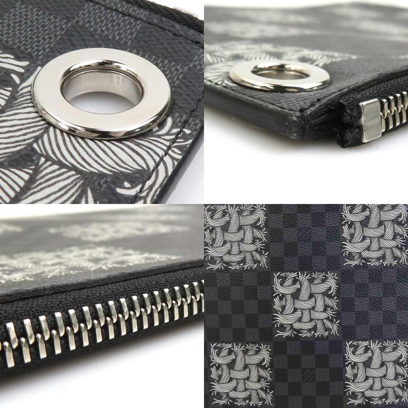 Louis Vuitton Clutch Bag Damier Graphite Christopher Nemeth Pochette Jules GM