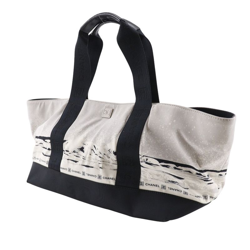 Chanel High Summer Sport Line Nylon Black Ladies Handbag