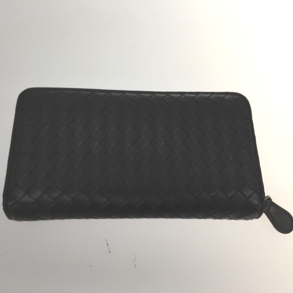 Bottega Veneta Long Wallet Round Zipper Intrecciato 275064