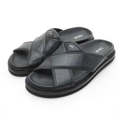 DIOR Homme Dior Homme Sandals Size 42 Oblique Logo Slides Shower Sandals