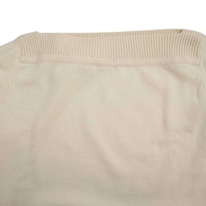 Hermes 24aw Asymmetrical Cashmere Knit Dress 4h2541d1 Ivory 36