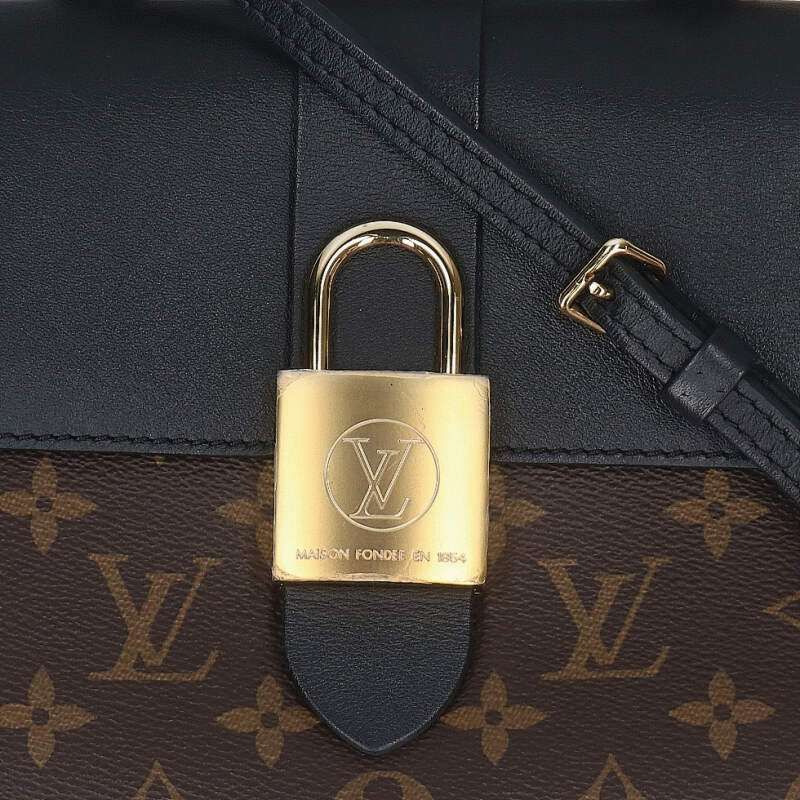 Louis Vuitton M44141 Rocky BB Monogram Noir Black Shoulder Bag Women BB