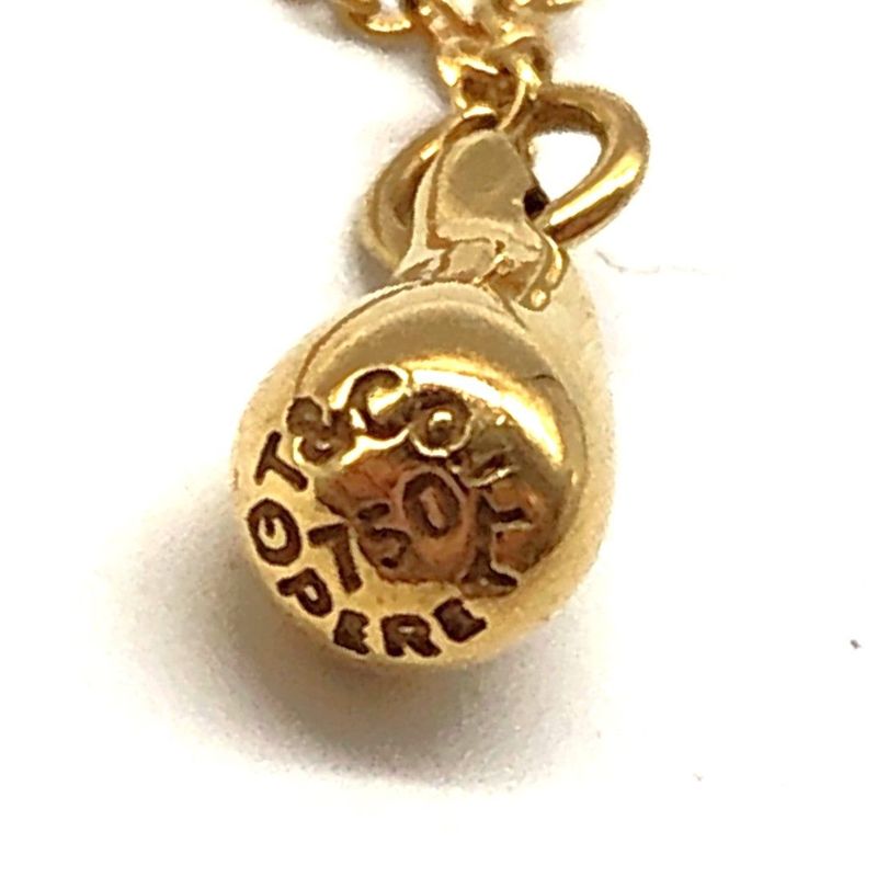 Tiffany & Co Tiffany & Co Necklace 750 Engraved Gold Necklace Ladies Accessories