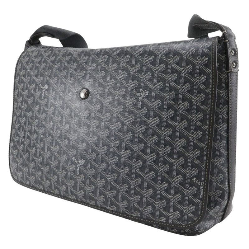 Goyard Capet Chien MM Capetimmlty51cg51p PVC Gray Unisex Shoulder Bag