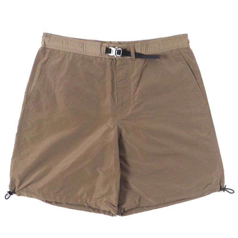 DIOR Christian DIOR Homme 293c179a4717 Buckle Bermuda Logo Patch Shorts Brown 52 Made In