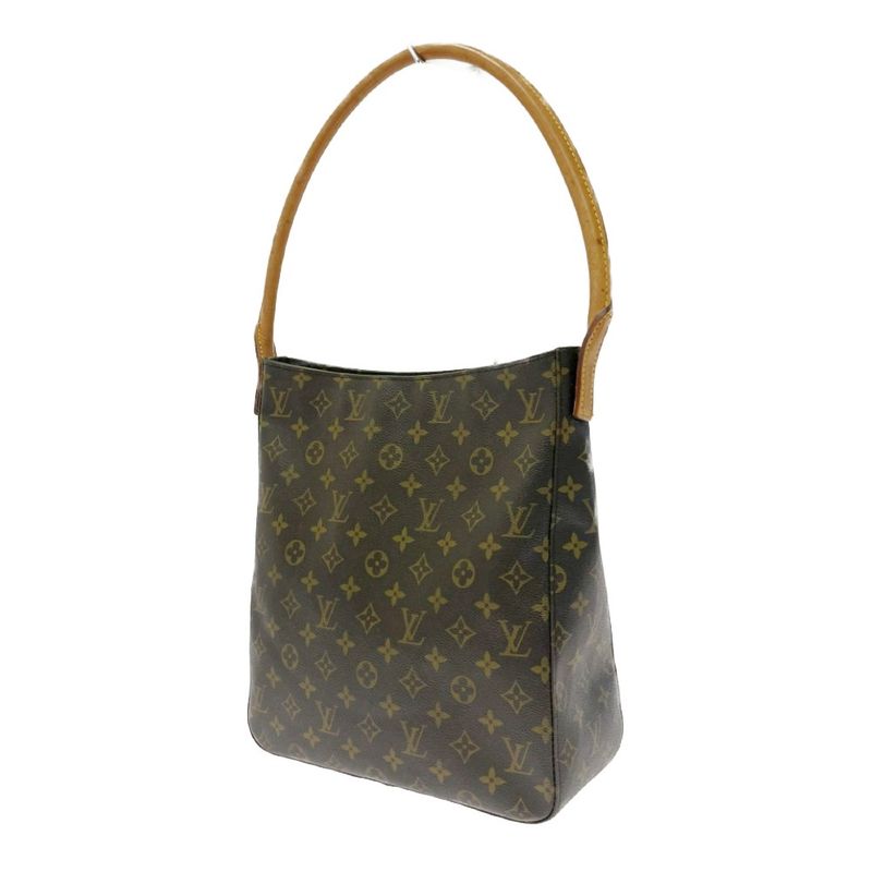 Louis Vuitton M51145 Monogram PVC Looping GM Shoulder Bag Brown 455877 Shoulder