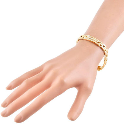 Cartier Maillon Panthère Bracelet 18K Yellow Gold 354g 3 Rows Yellow Gold With