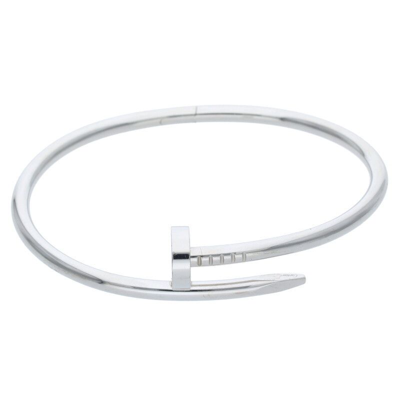 Cartier New Shape Juste UN CLOU Bracelet 18kwgbracelet Mens 18