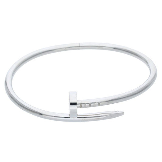 Cartier New Shape Juste UN CLOU Bracelet 18kwgbracelet Mens 18