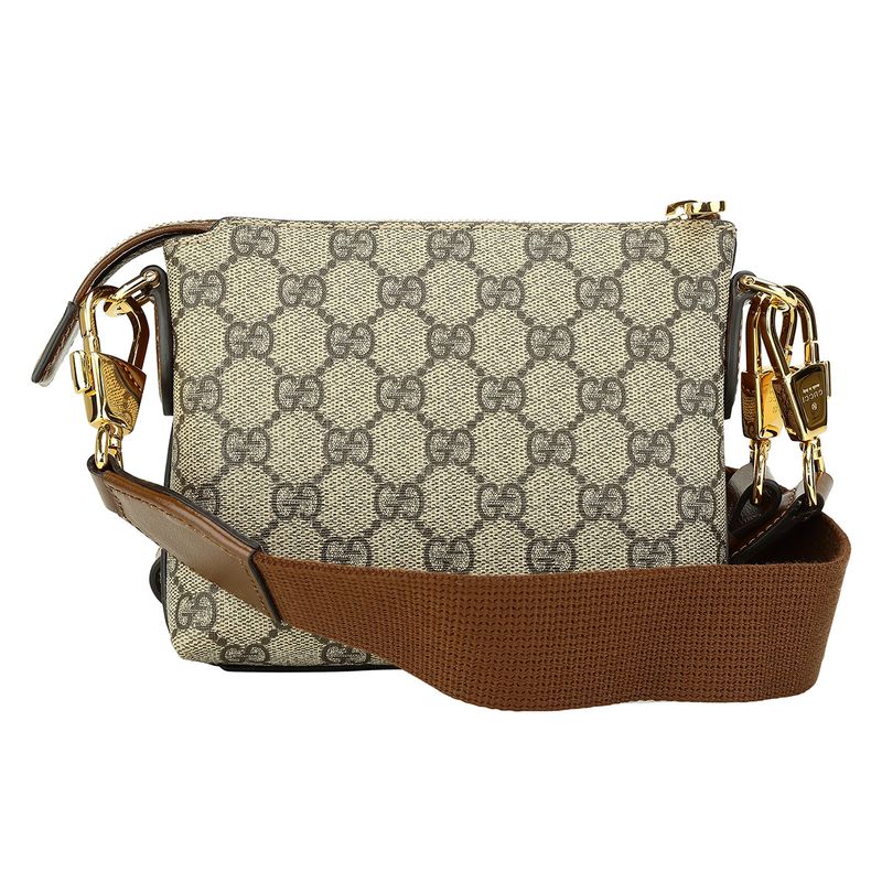 Gucci Shoulder Bag Interlocking G Beige/ebony